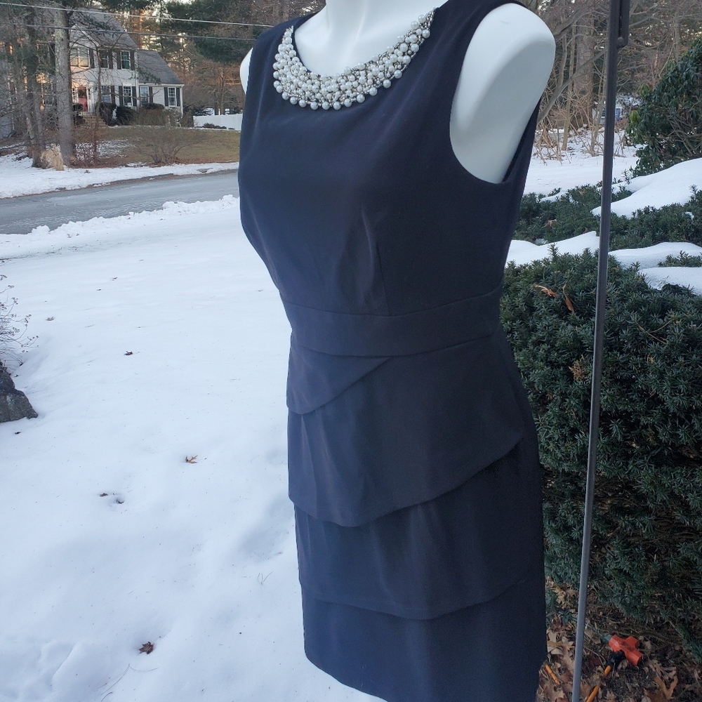 Sleeveless Black Dress sz. 10 Collection DRESS BARN